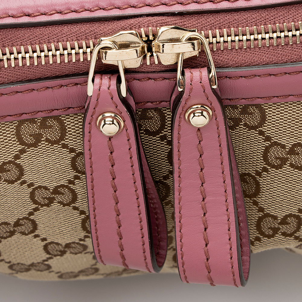 Gucci GG Canvas Sukey Top Handle Medium Satchel (SHF-20045)