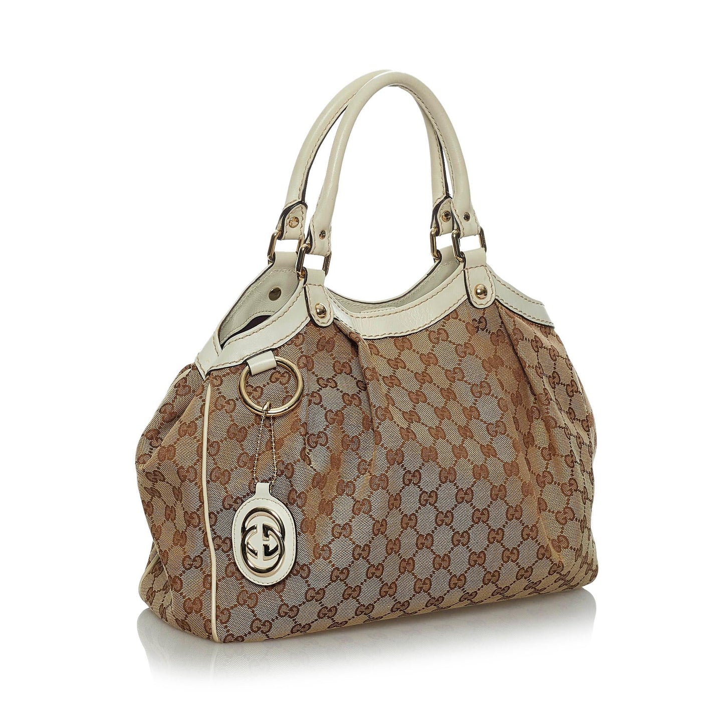 Gucci GG Canvas Sukey Tote Bag (SHG-33951)
