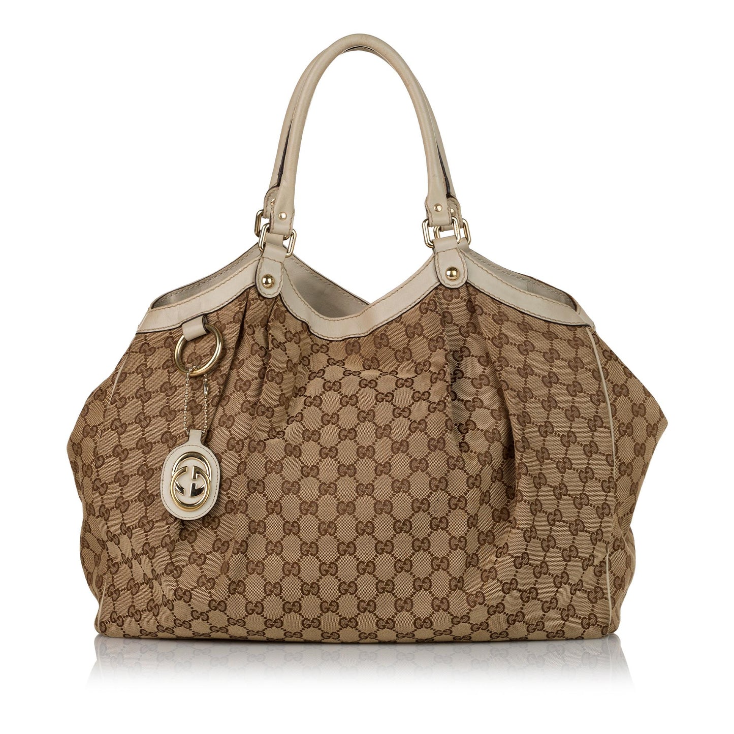 Gucci GG Canvas Sukey Tote Bag (SHG-34104)