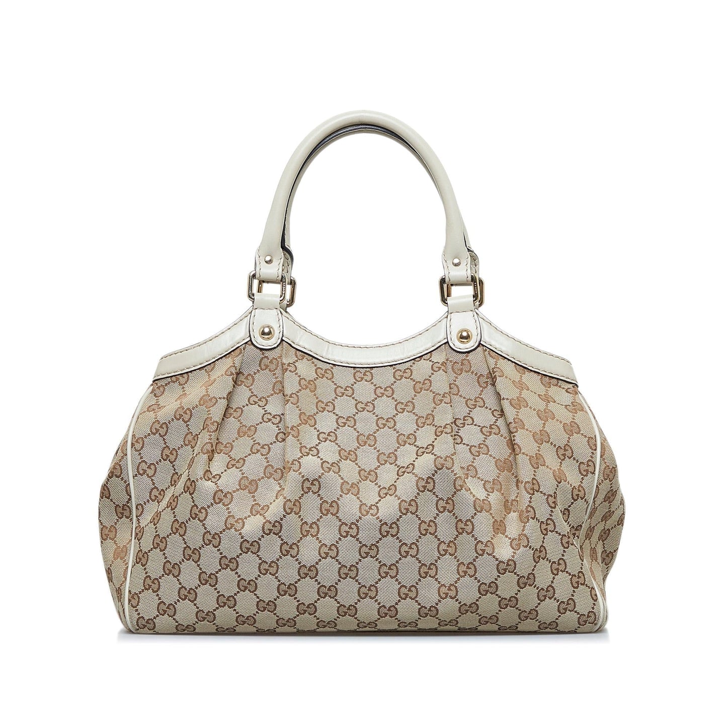 Luxury Gucci GG Canvas Sukey Tote (SHG-fwKi93)