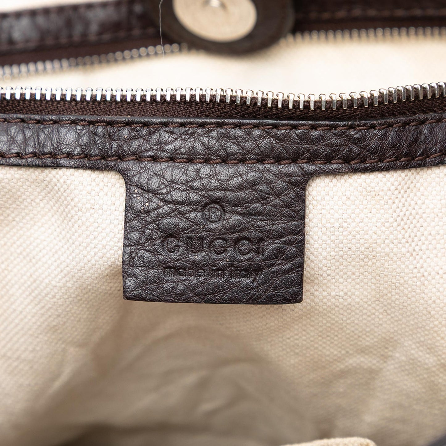 Gucci GG Canvas Techno Tag Tote