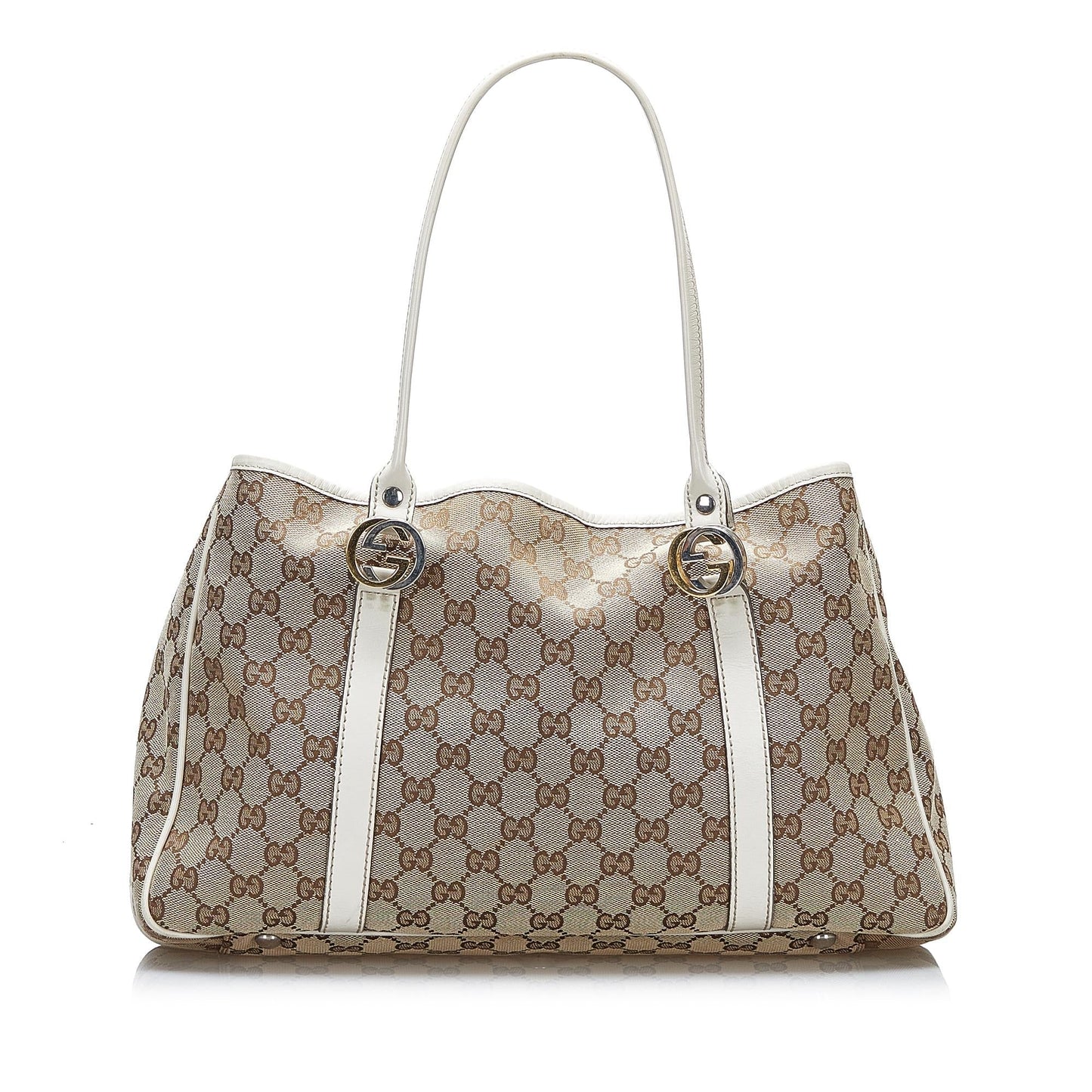 Luxury Gucci GG Canvas Twins Tote (SHG-gu3wR2)