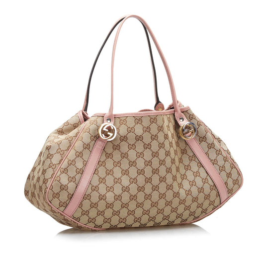 Luxury Gucci GG Canvas Twins Tote (SHG-fbSjno)