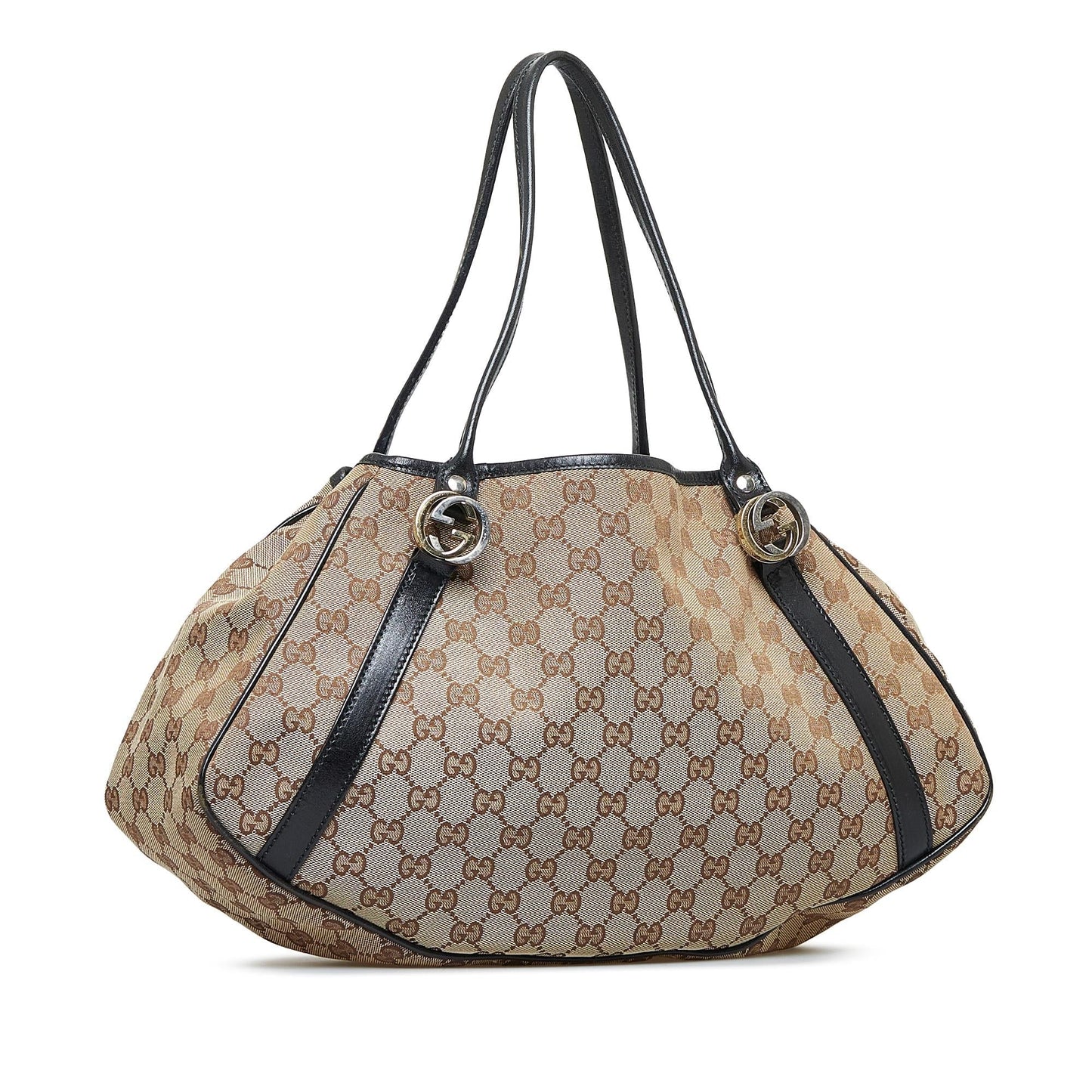 Luxury Gucci GG Canvas Twins Tote (SHG-jumYPU)