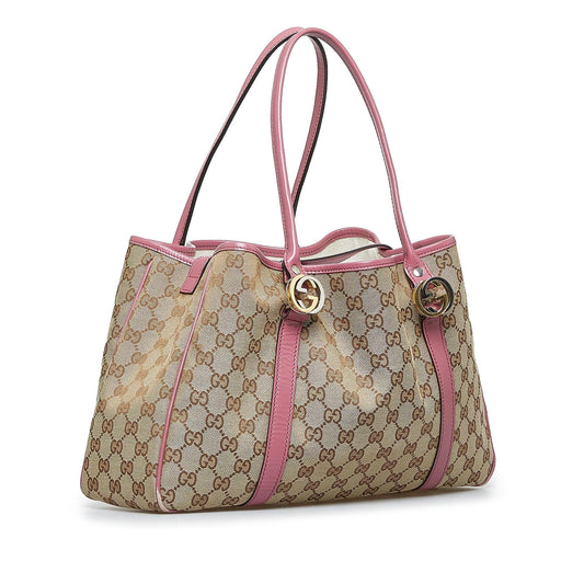 Luxury Gucci GG Canvas Twins Tote (SHG-IBz3MT)