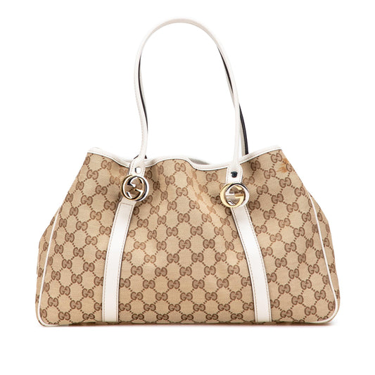 Gucci GG Canvas Twins Tote