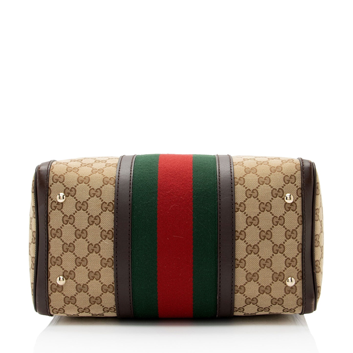 Gucci GG Canvas Vintage Web Joy Medium Boston Bag (SHF-vJvGW4)