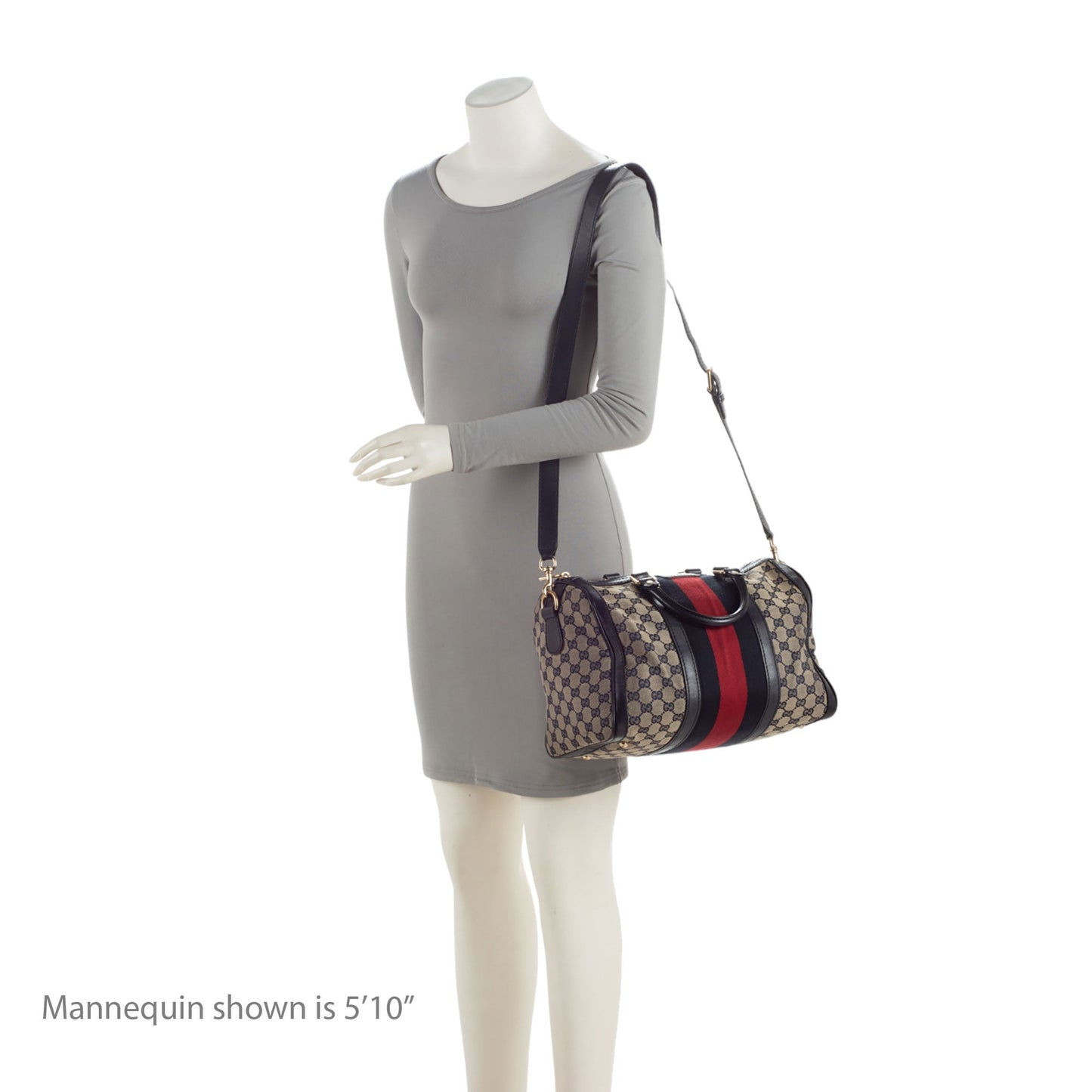 Gucci GG Canvas Vintage Web Joy Medium Boston Bag (SHF-xSqcmU)