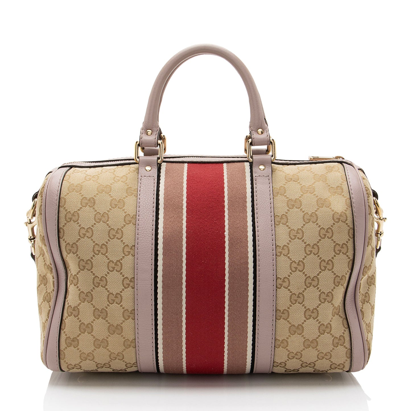 Gucci GG Canvas Vintage Web Joy Medium Boston Bag