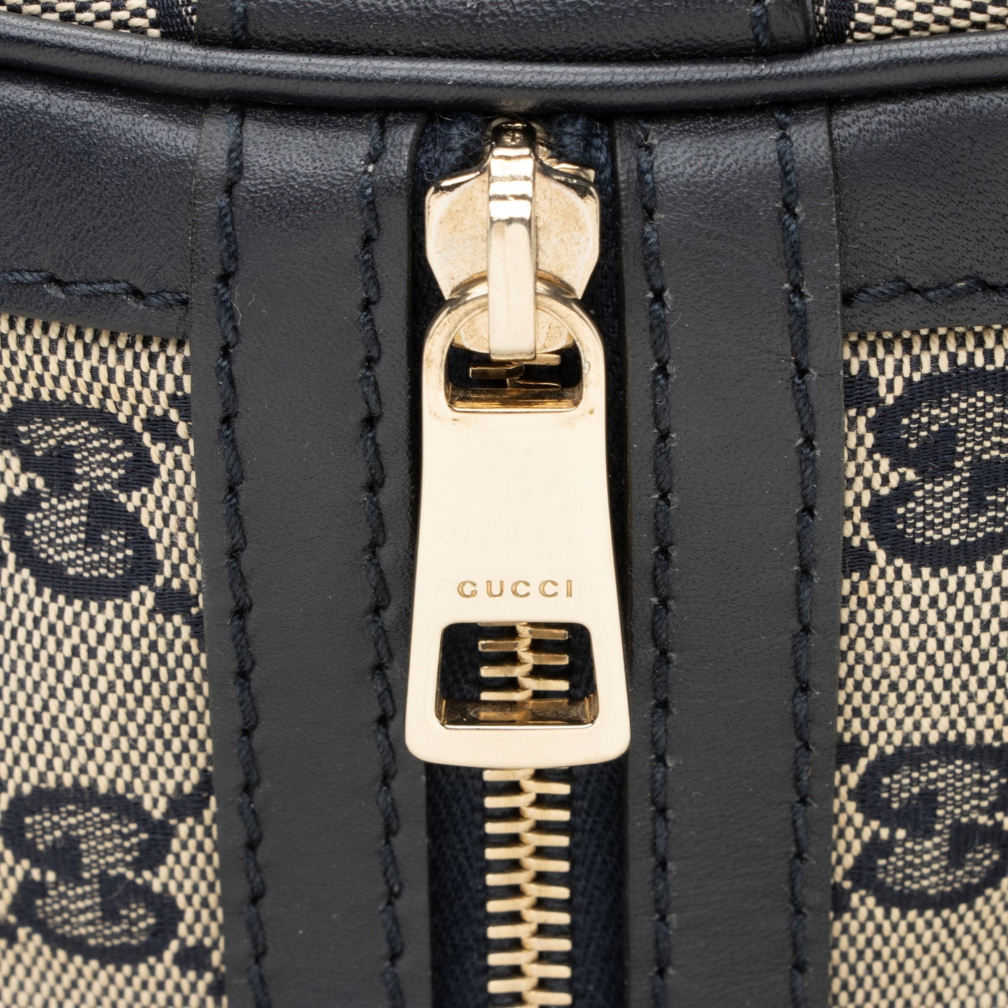 Gucci GG Canvas Vintage Web Joy Medium Boston Bag