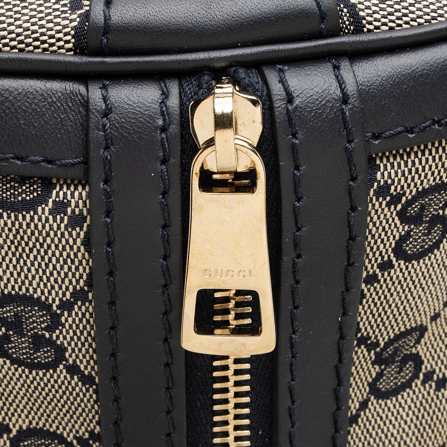 Gucci GG Canvas Vintage Web Joy Medium Boston Bag