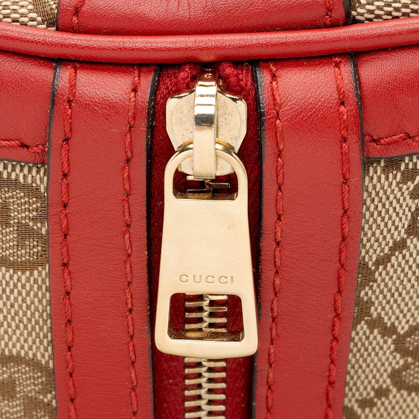 Gucci GG Canvas Vintage Web Joy Medium Boston Bag
