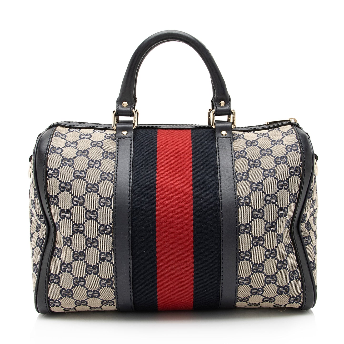 Gucci GG Canvas Vintage Web Joy Medium Boston Bag (SHF-GSTKeh)