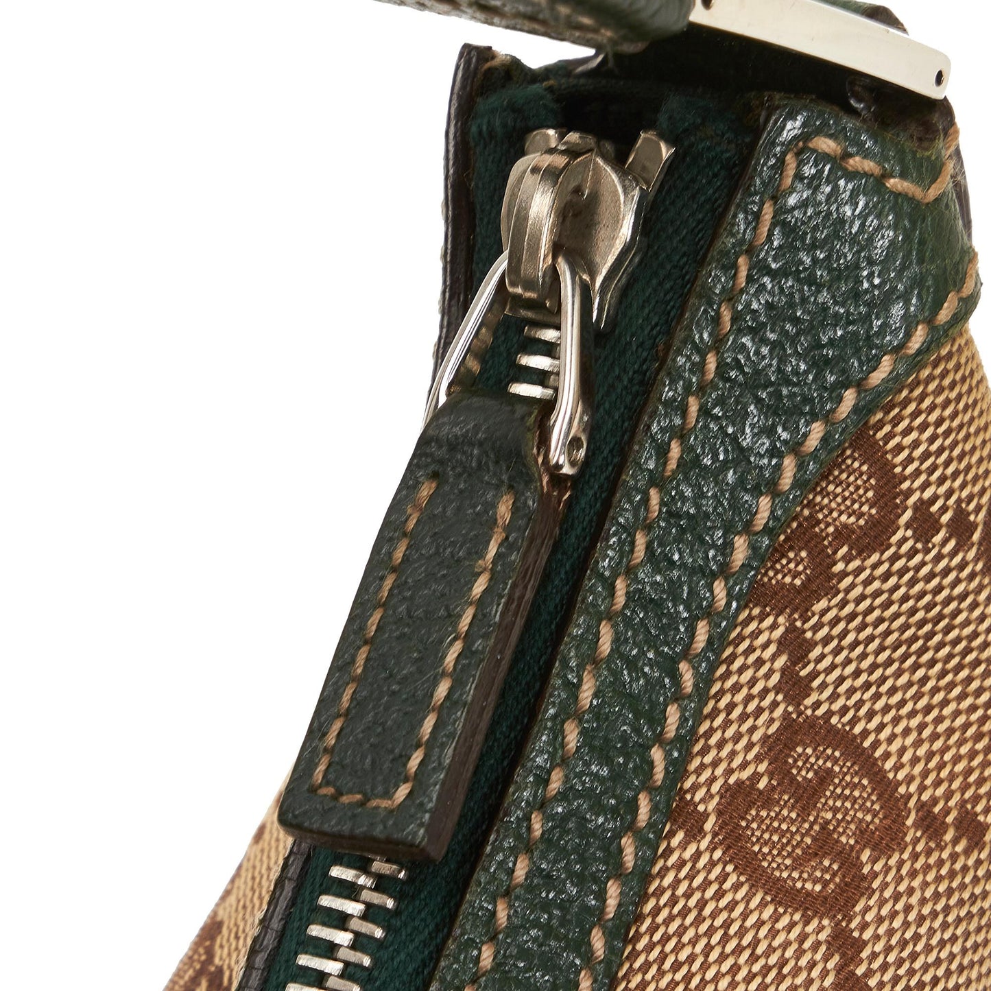 Gucci GG Canvas Web Baguette (SHG-zCaOiu)