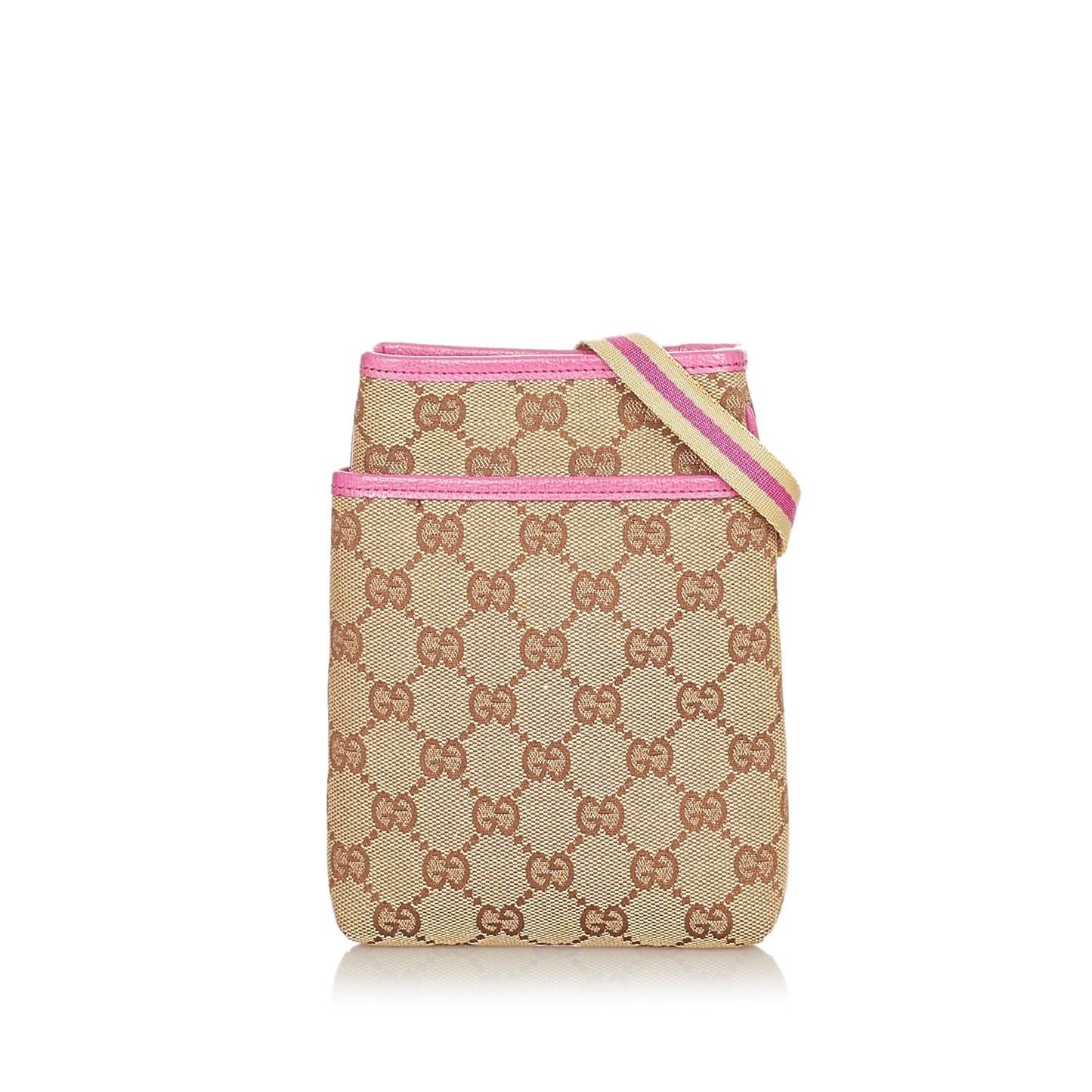 Gucci GG Canvas Web Crossbody Bag (SHG-24991)