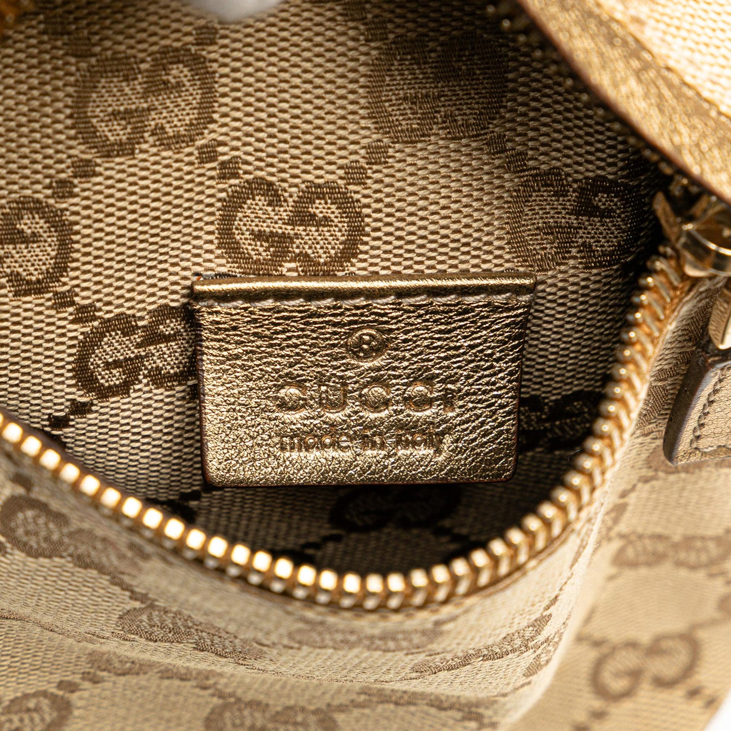 Gucci GG Canvas Web Double Pocket Belt Bag