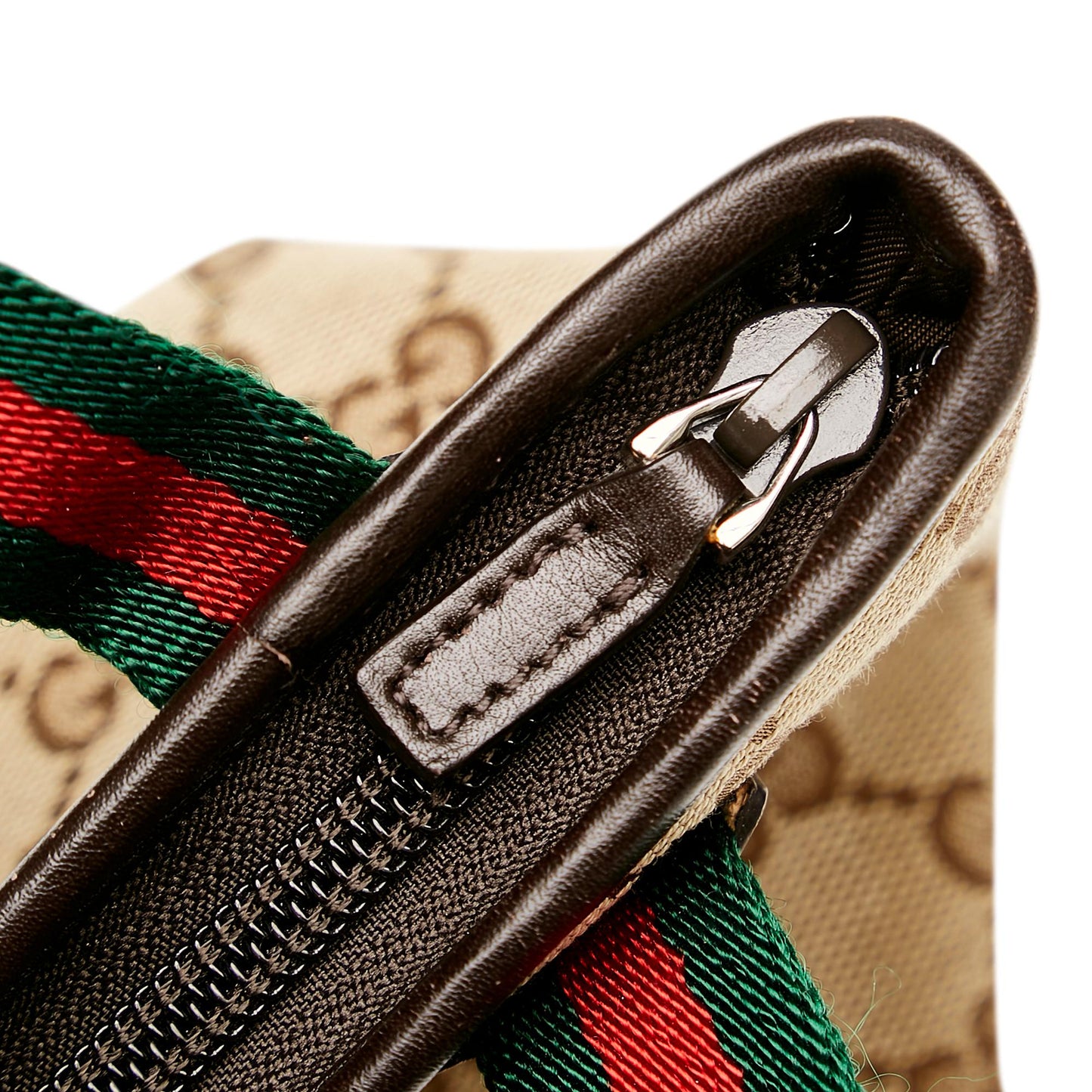 Gucci GG Canvas Web Handbag (SHG-34116)