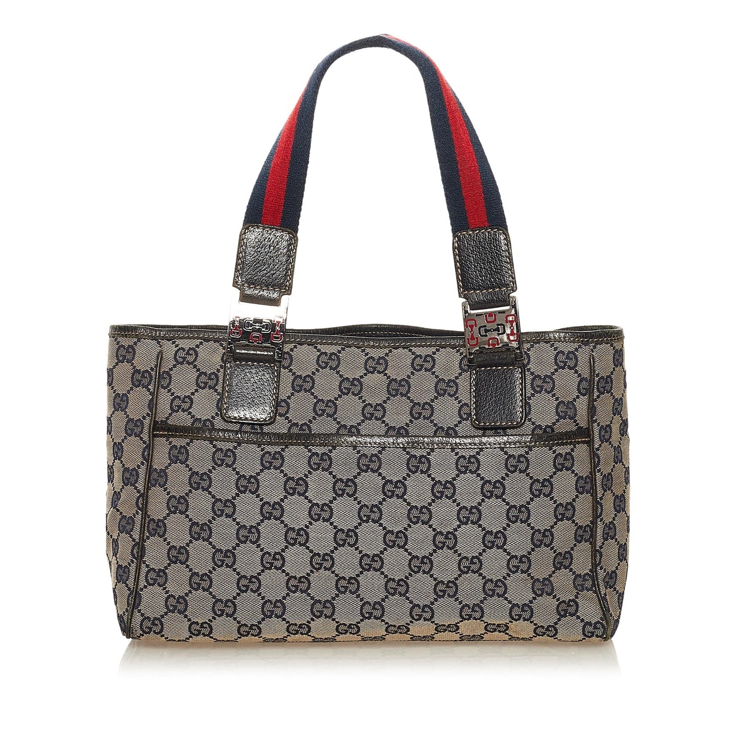 Gucci GG Canvas Web Handbag (SHG-34925)