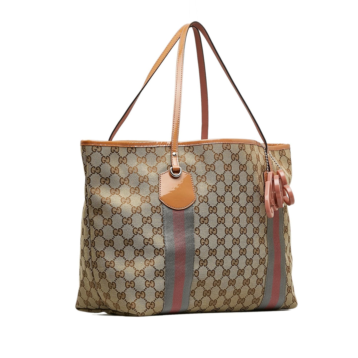 Gucci GG Canvas Web Jolie Tote Bag (SHG-aU8HGJ)