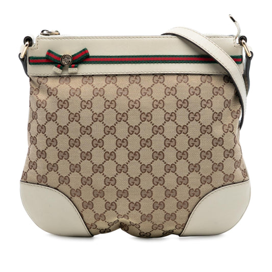 Gucci GG Canvas Web Mayfair Crossbody