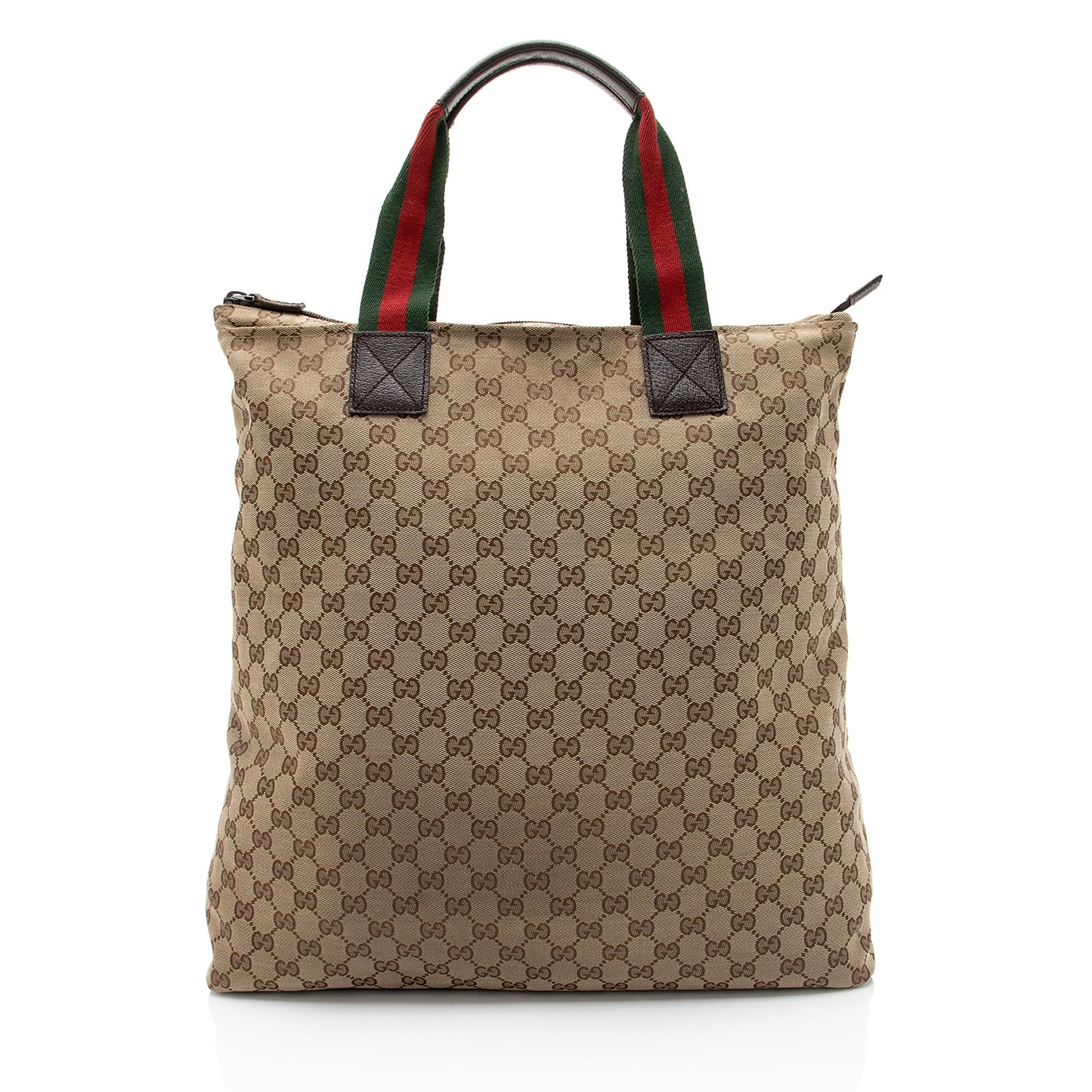Gucci GG Canvas Web N/S Large Tote (SHF-3n3x28)