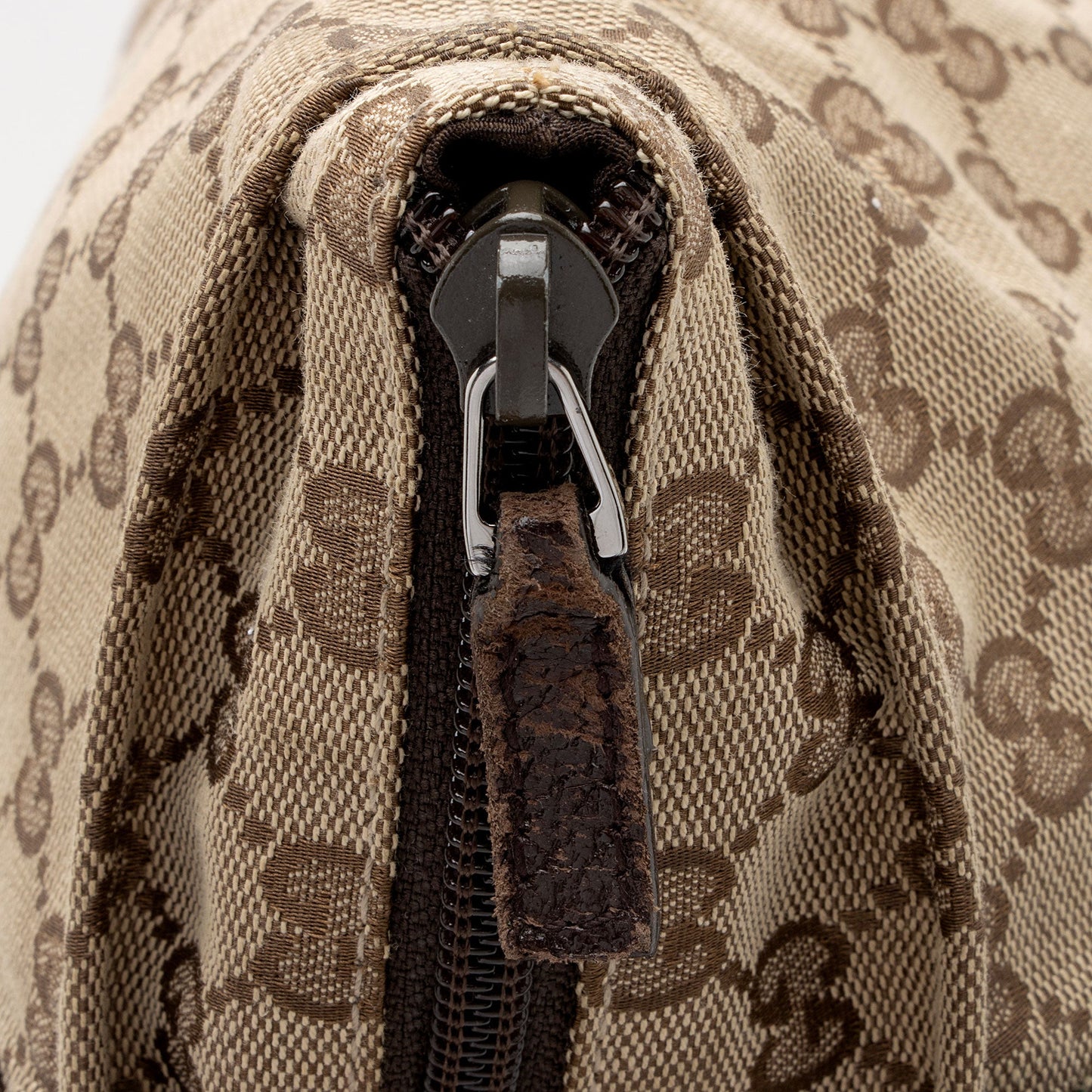 Gucci GG Canvas Web N/S Large Tote (SHF-3n3x28)