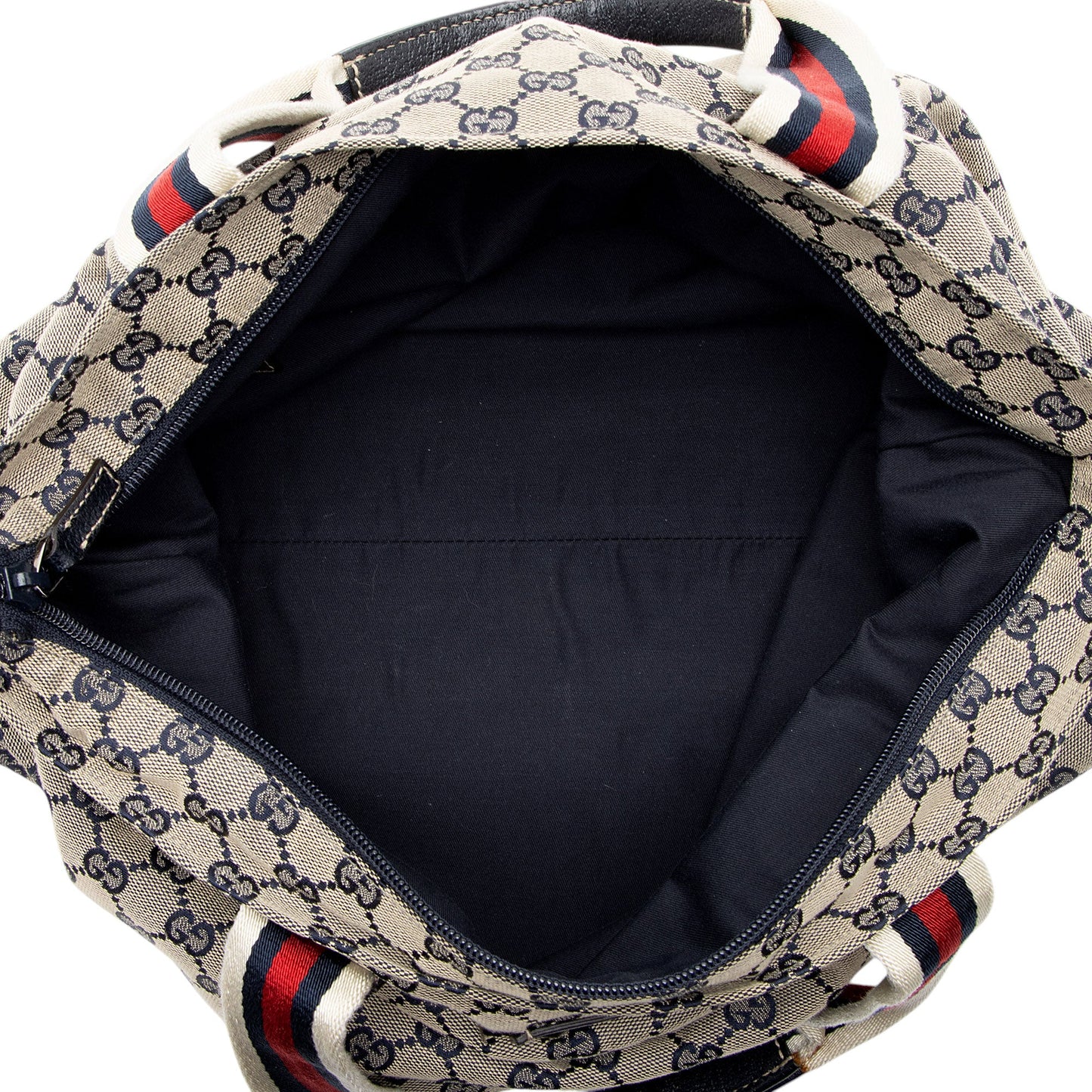 Gucci GG Canvas Web N/S Large Tote