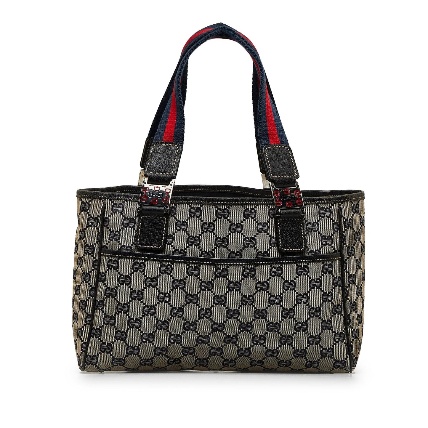 Gucci GG Canvas Web Pop Tote (SHG-nSmaB0)