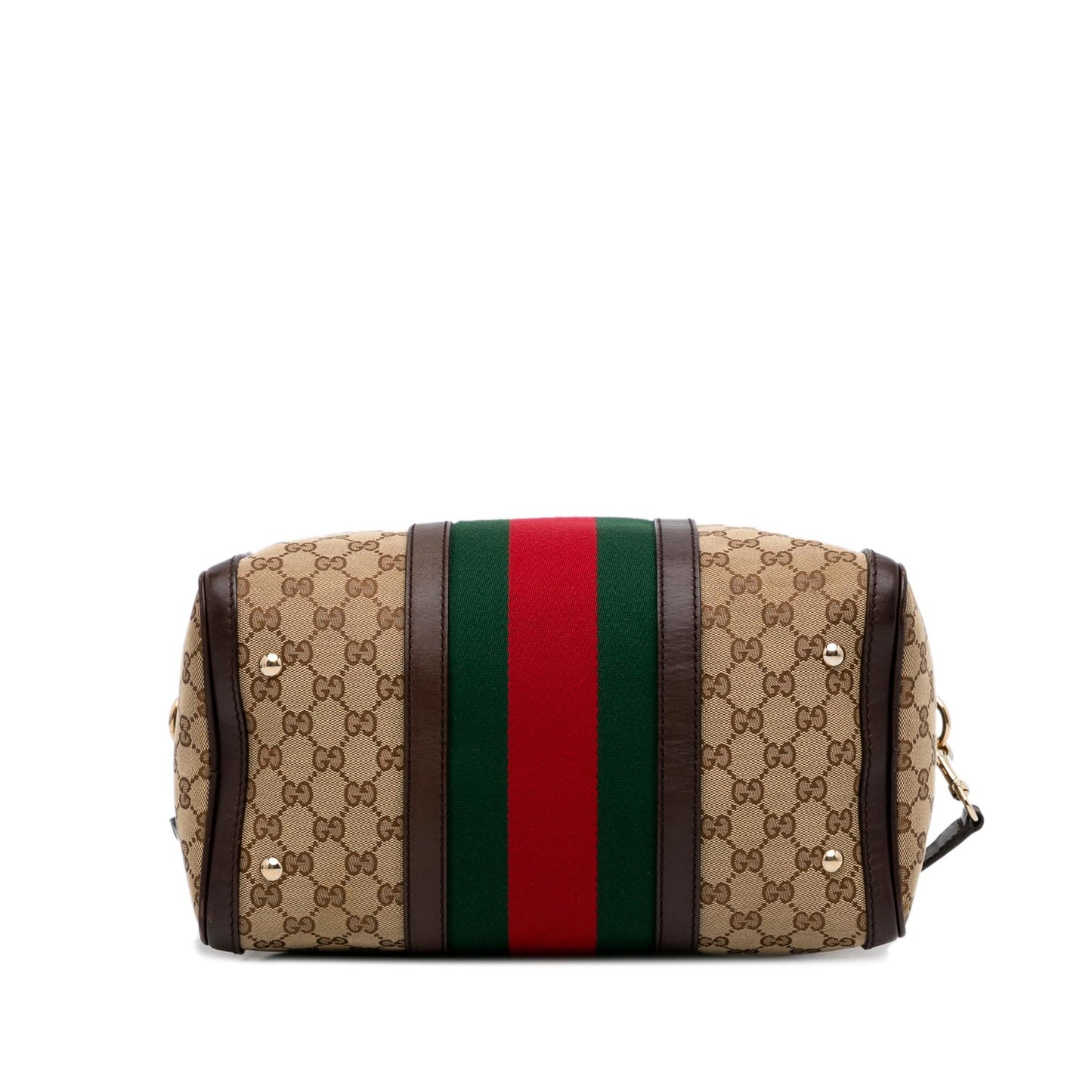 Gucci GG Canvas Web Satchel (SHG-u1ER4H)