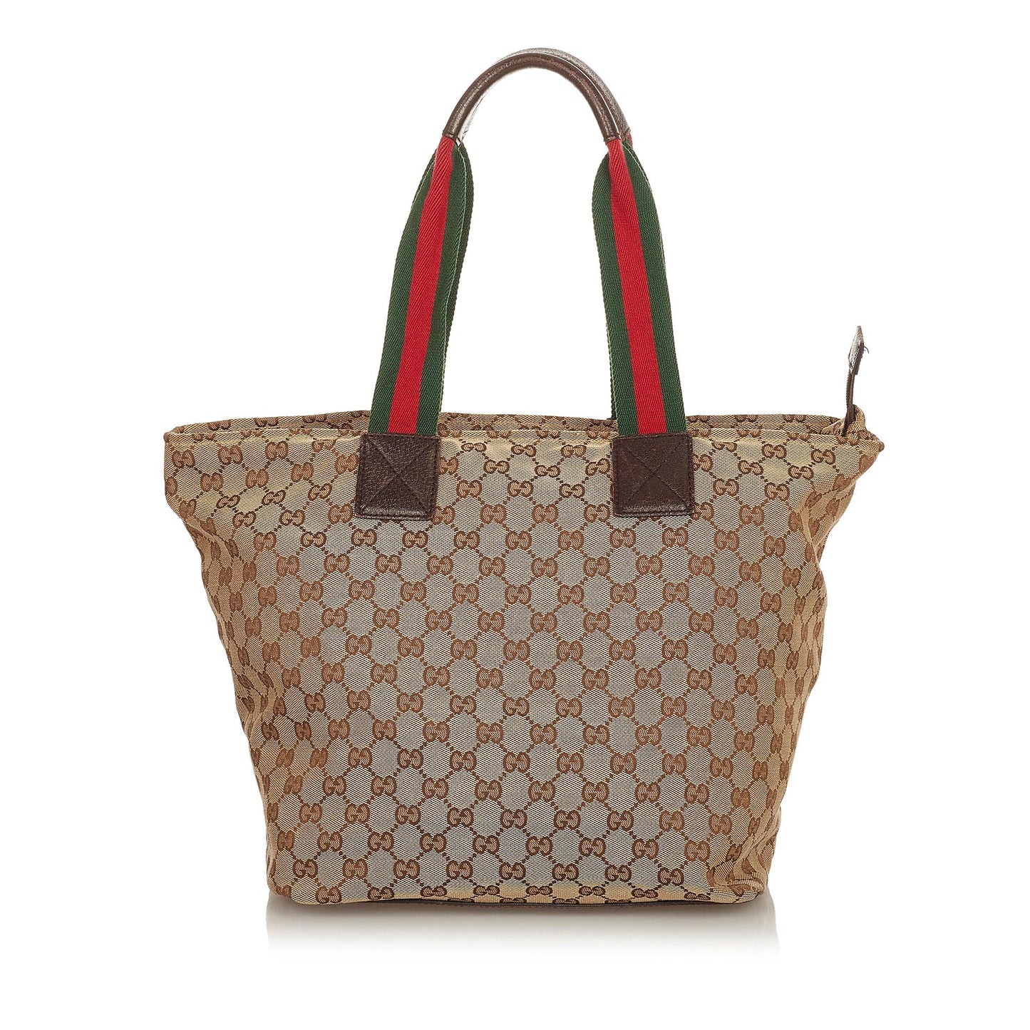 Gucci GG Canvas Web Tote Bag (SHG-26531)