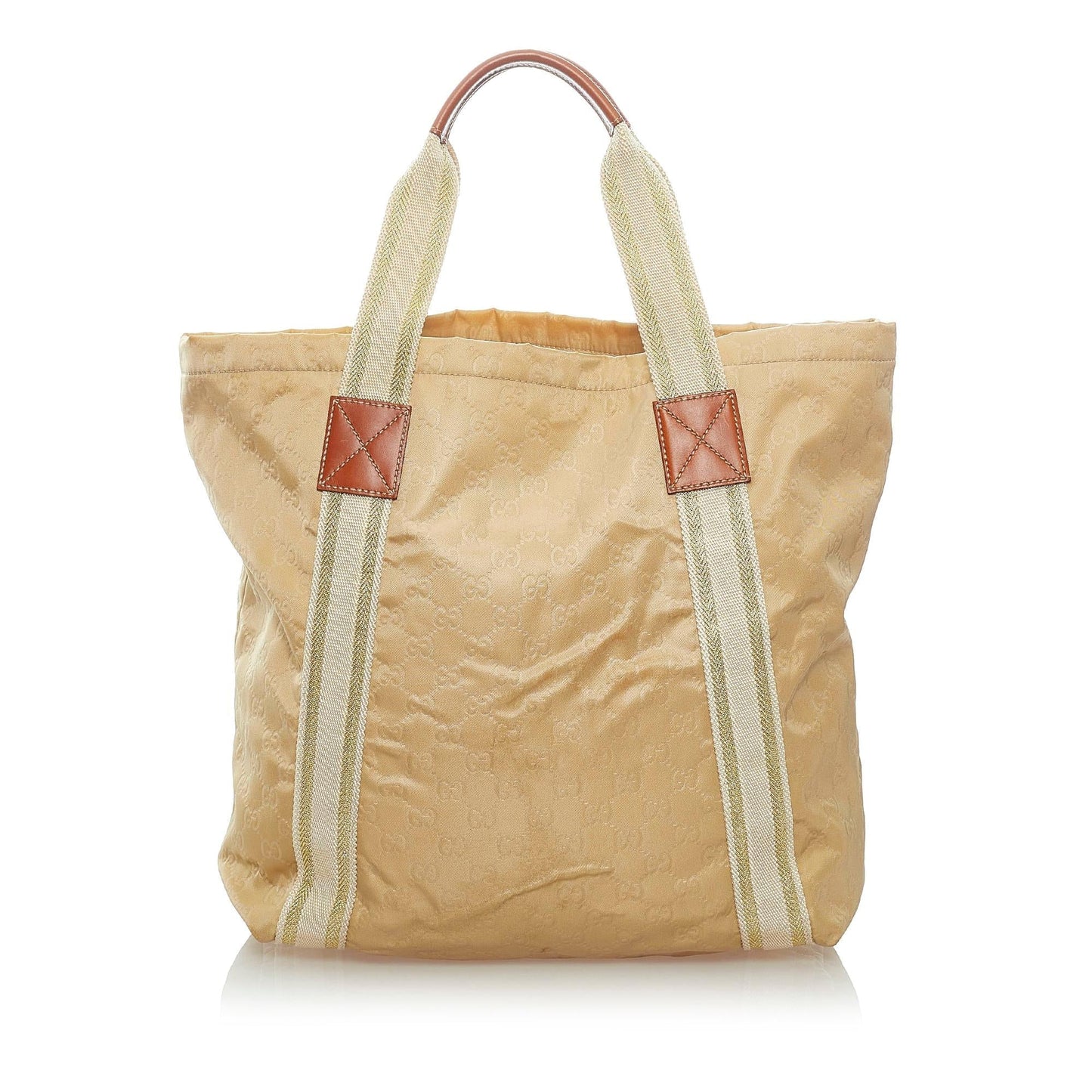 Luxury Gucci GG Canvas Web Tote Bag (SHG-xK4BGg)