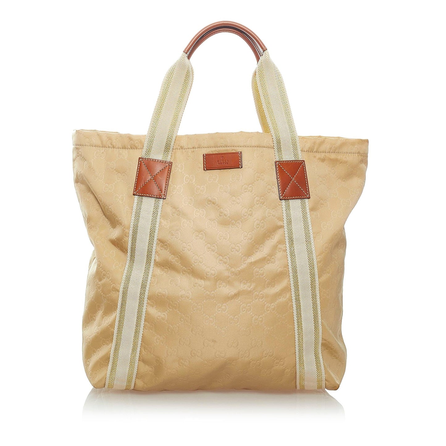 Luxury Gucci GG Canvas Web Tote Bag (SHG-xK4BGg)