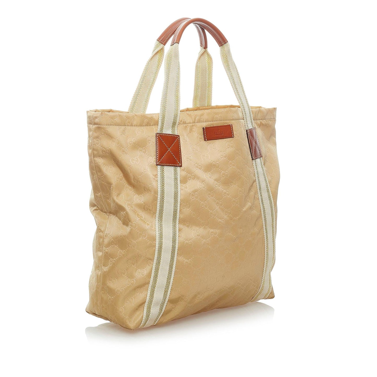 Luxury Gucci GG Canvas Web Tote Bag (SHG-xK4BGg)