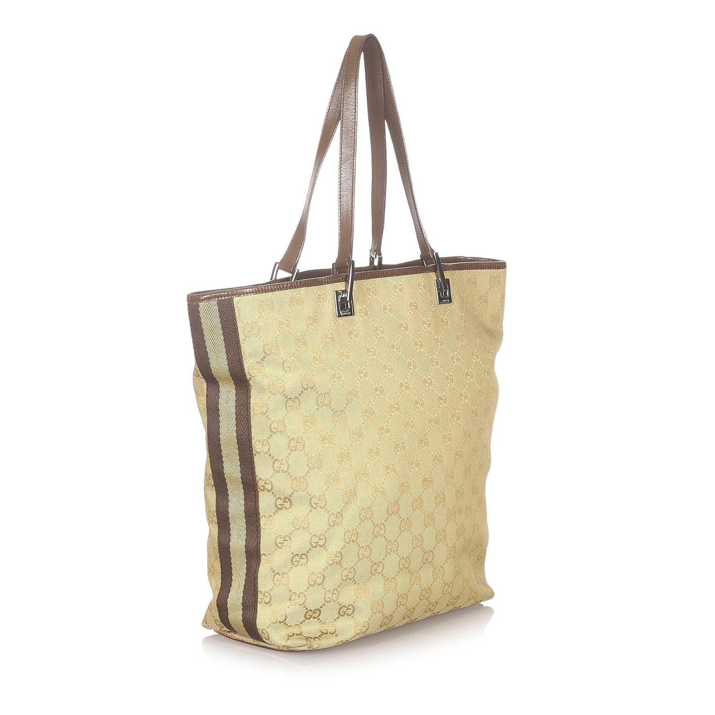Luxury Gucci GG Canvas Web Tote Bag (SHG-Rqzn4l)
