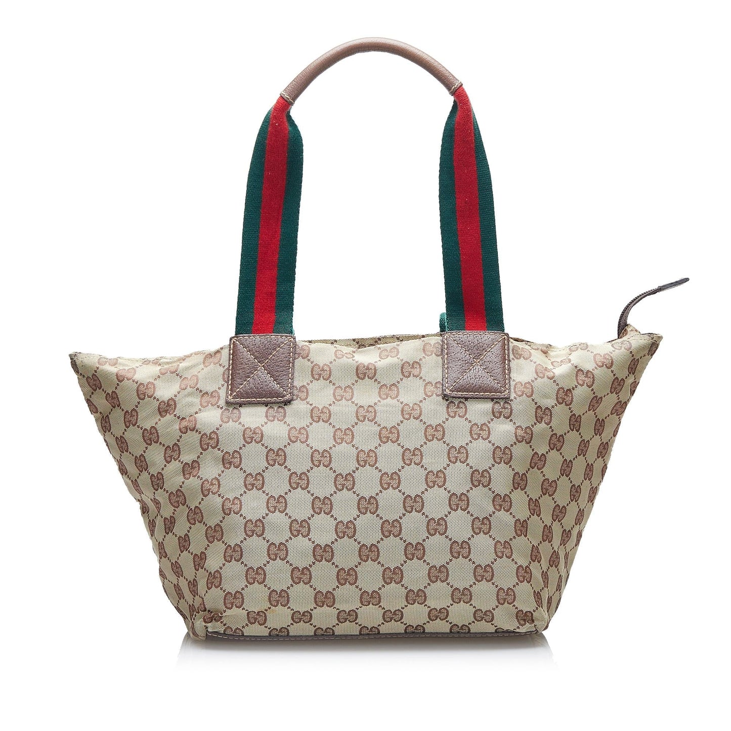 Luxury Gucci GG Canvas Web Tote (SHG-BPuGCO)