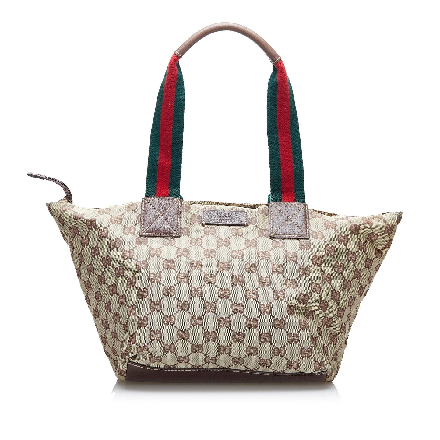 Luxury Gucci GG Canvas Web Tote (SHG-BPuGCO)