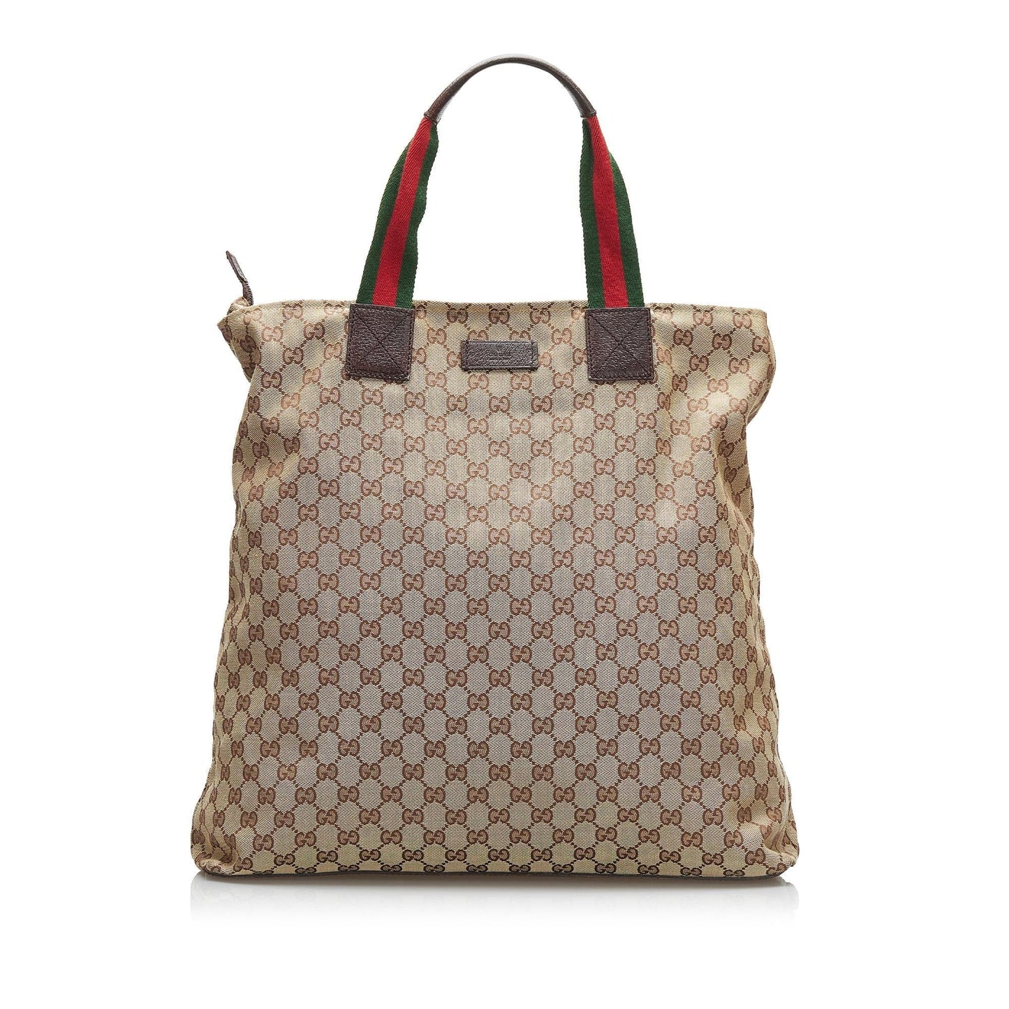 Luxury Gucci GG Canvas Web Tote (SHG-sVMmFu)
