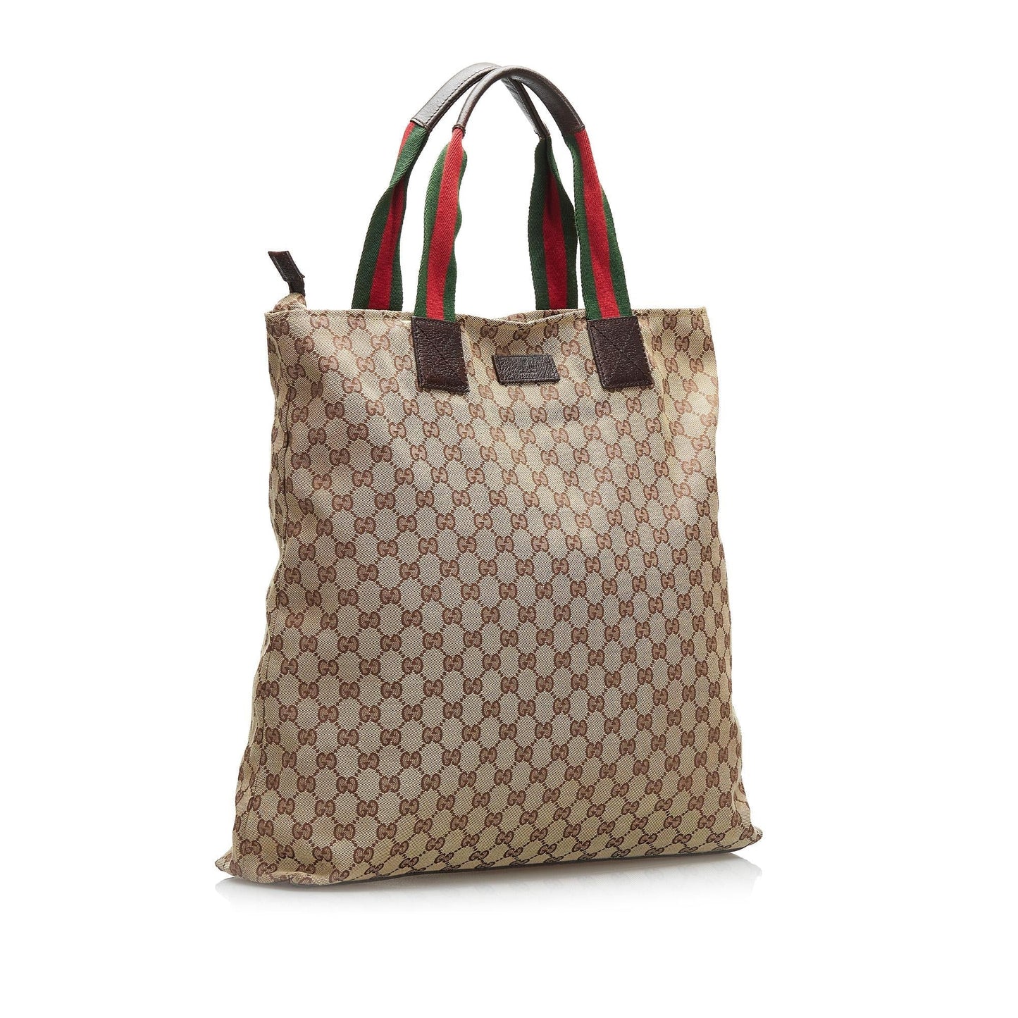 Luxury Gucci GG Canvas Web Tote (SHG-sVMmFu)