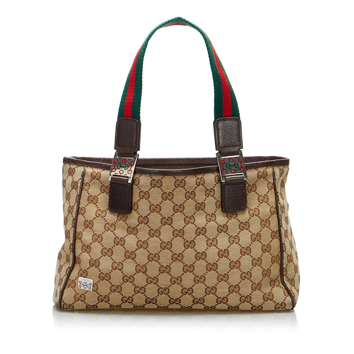 Luxury Gucci GG Canvas Web Tote (SHG-auLiHZ)