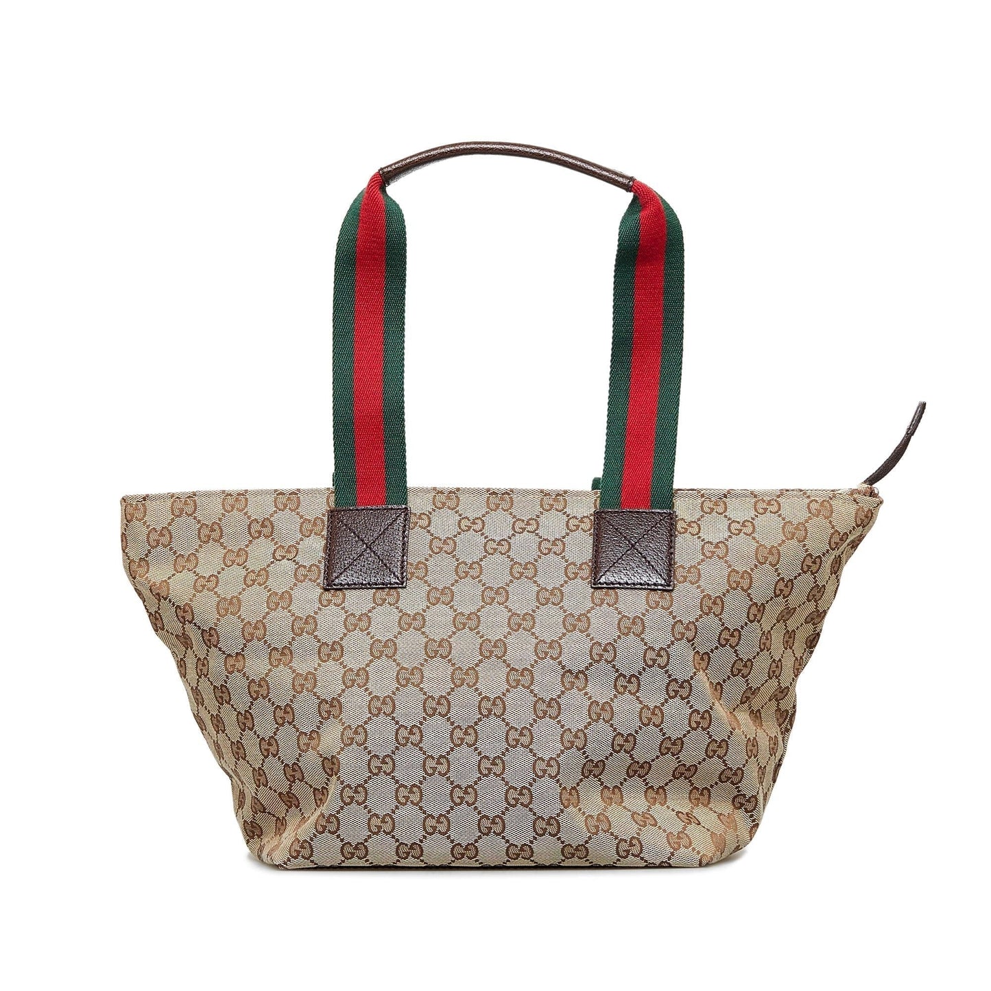 Luxury Gucci GG Canvas Web Tote (SHG-V3zgvm)