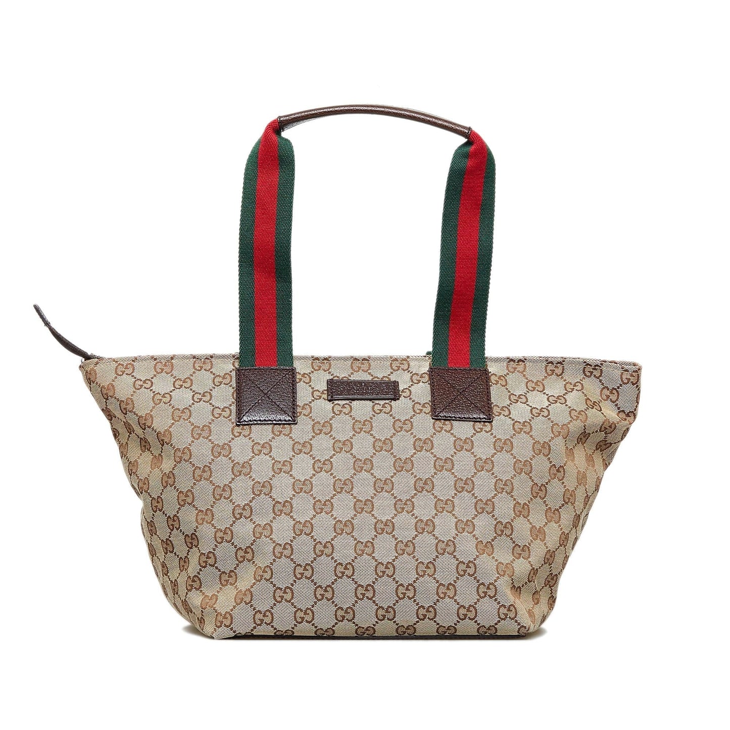 Luxury Gucci GG Canvas Web Tote (SHG-V3zgvm)