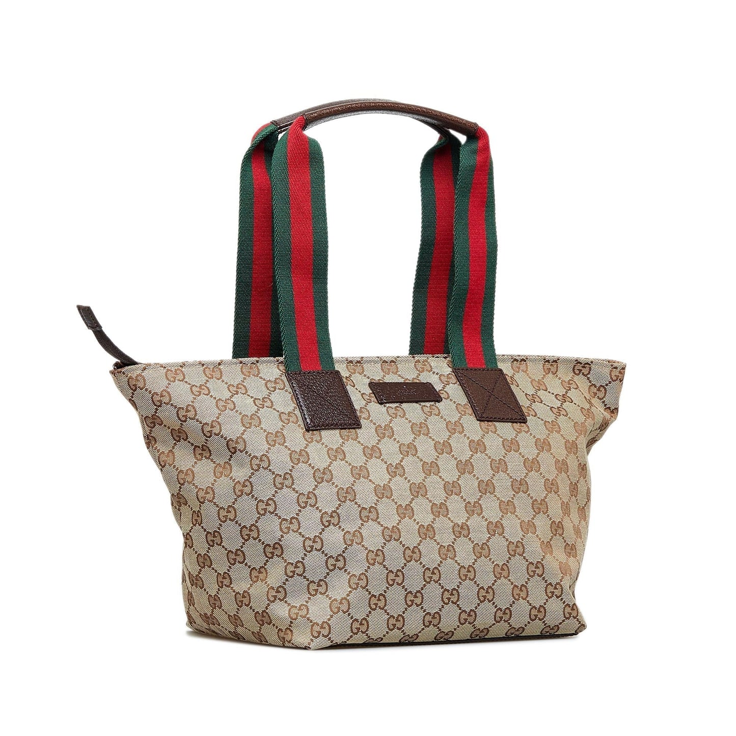 Luxury Gucci GG Canvas Web Tote (SHG-V3zgvm)