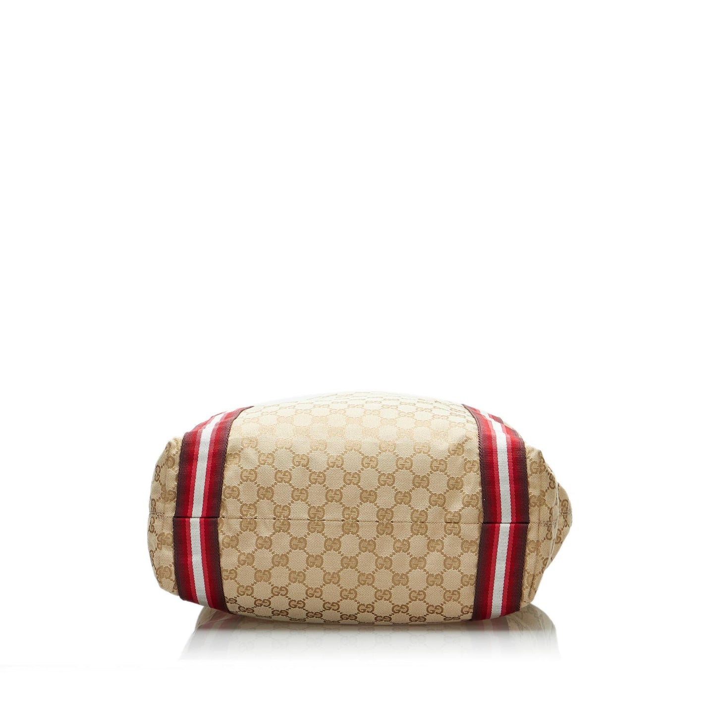 Luxury Gucci GG Canvas Web Tote (SHG-X8bRab)