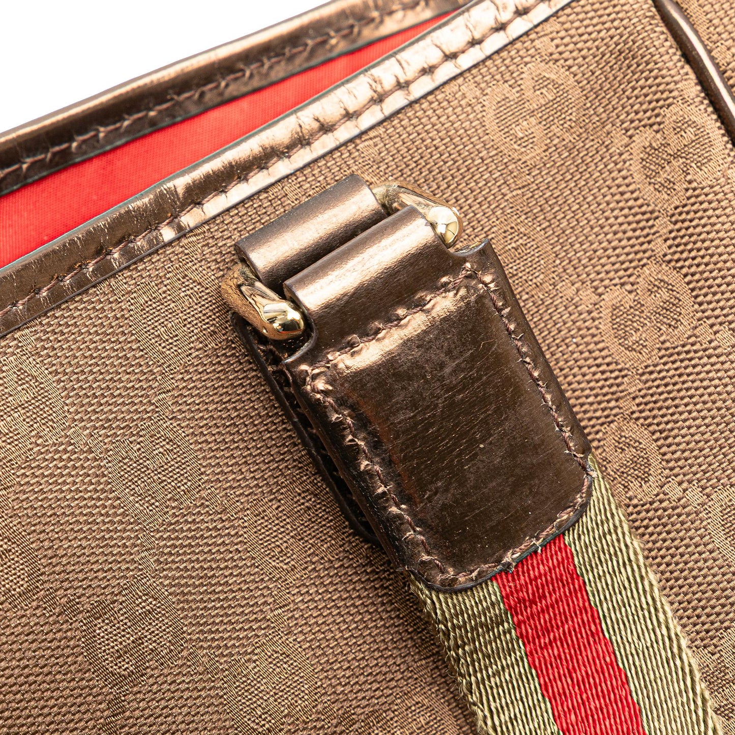 Gucci GG Canvas Web Tote
