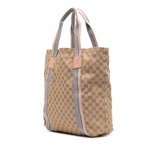 Gucci GG Canvas Web Tote