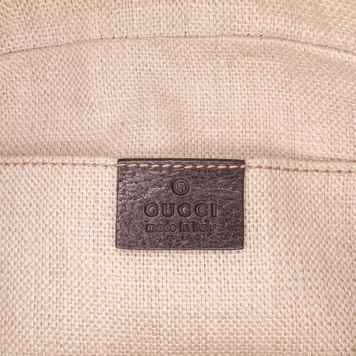 Gucci GG Canvas Webby Bee Camera Bag
