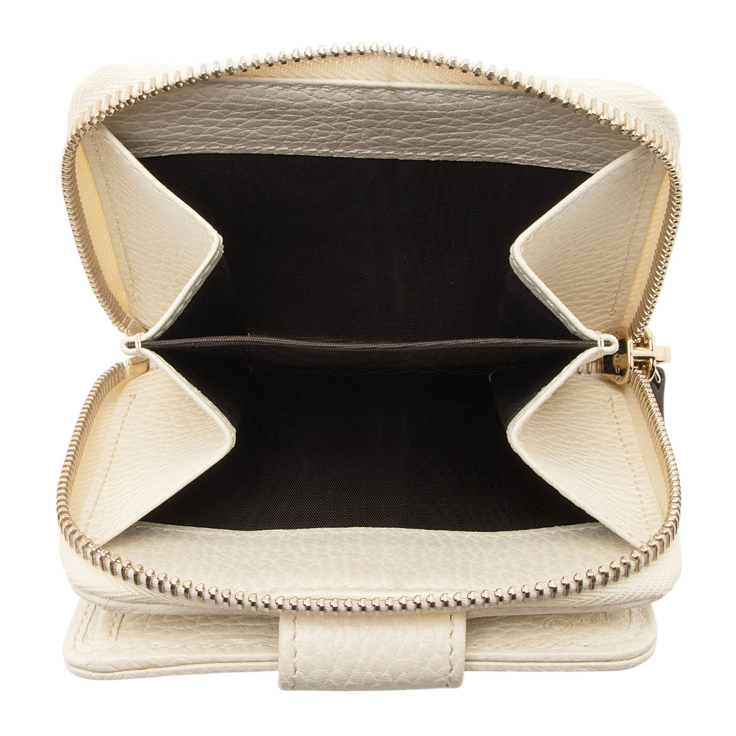 Gucci GG Canvas Zip Around Compact Wallet