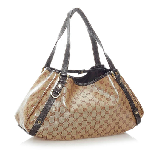 Luxury Gucci GG Crystal Pelham Tote Bag (SHG-vFtcgC)