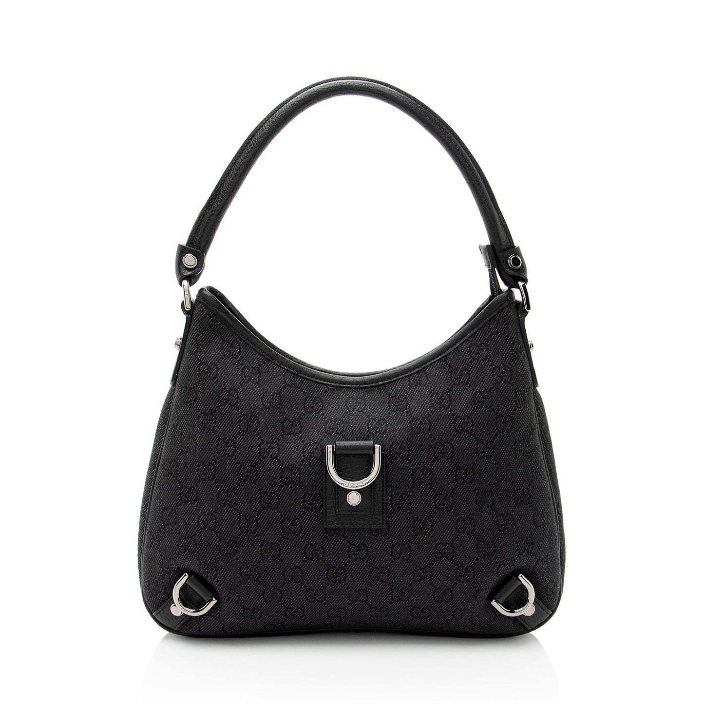 Gucci GG Denim Abbey Small Hobo