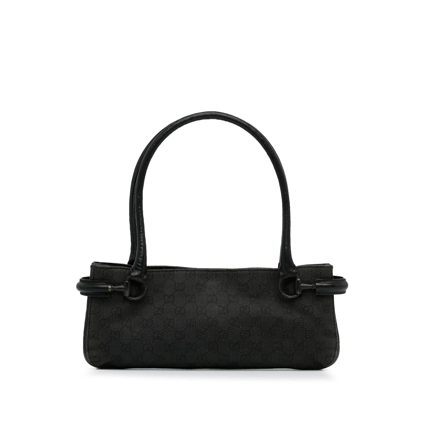 Gucci GG Denim Horsebit Shoulder Bag (SHG-ZaOqO1)